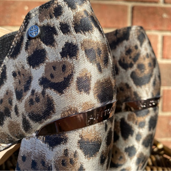 Antonio Melani Maxinee Animal Print Block 3" Heel Ankle Boots Size 8.5M - Picture 5 of 14